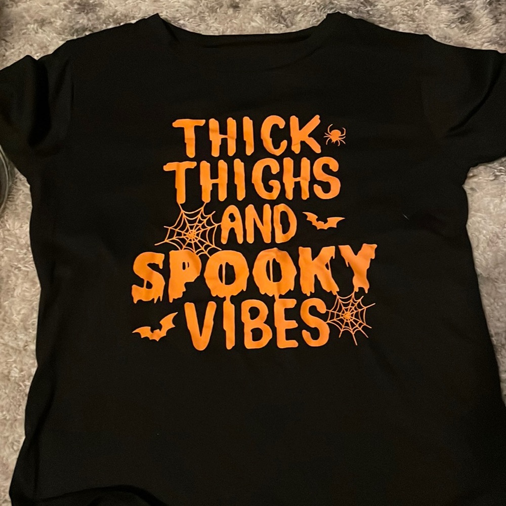 Thick thighs and spooky vibes top